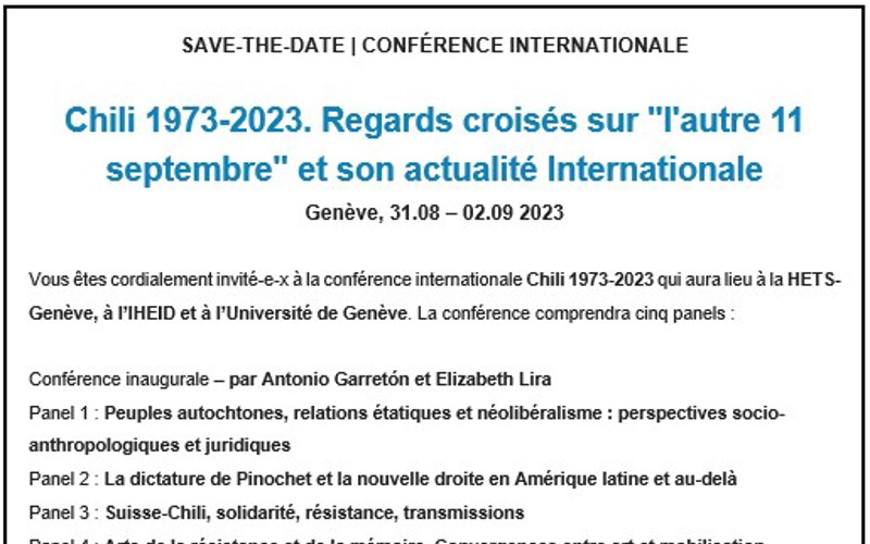 Conf Internationale CHILI