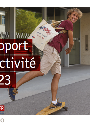 Rapport d'activité 2023 - HETS Fribourg - Converture