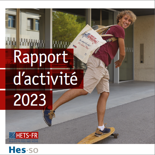 Rapport d'activité 2023 - HETS Fribourg - Converture