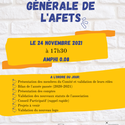 Affiche AG AFETS