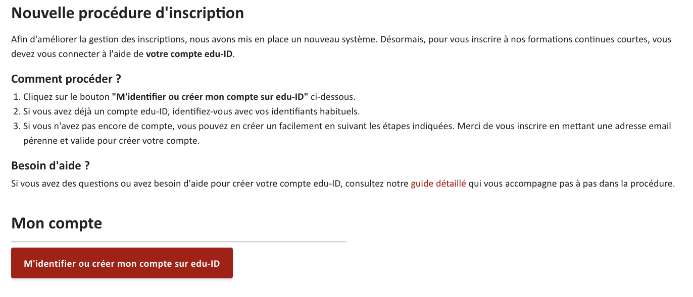 Création Compte